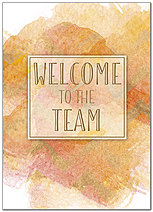Select a verse or write your own. Watercolor Welcome Card D8055D-X